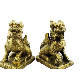 大型铜麒麟、西藏铜麒麟、妙缘铜雕塑(查看)