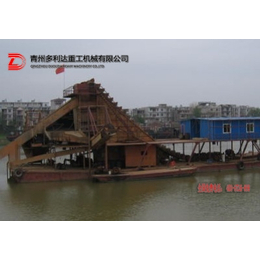 郑州淘金船_多利达重工_河道挖沙淘金船