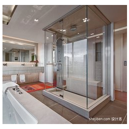 深圳淋浴房装饰(图),弧形淋浴房安装,沙井社区淋浴房