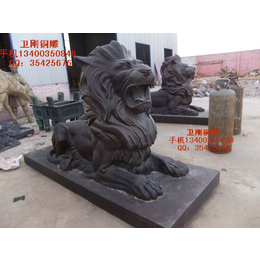 铜狮子铸造厂家  铸铜狮子 铜雕狮子 汇丰狮子