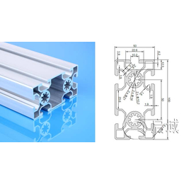 上海启域欧标50100轻型铝型材厂家**