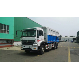 10台东风天龙25吨对接式垃圾车批量销往上海
