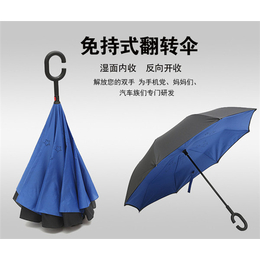 创意广告伞,广东广告伞,红黄兰制伞图案定制