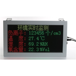 濮阳电厂环保监测LED屏-驷骏精密设备