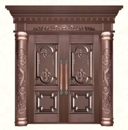 乳山铜门-大海铜门老厂品质价优-中式风格铜门