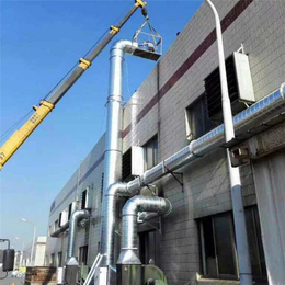 通风排气共板风管安装|杭州白铁通风工程|海源通风