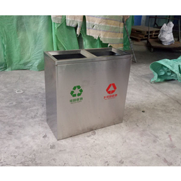 厂家*临汾市博物馆分类垃圾箱 市内外不锈钢果皮箱垃圾桶