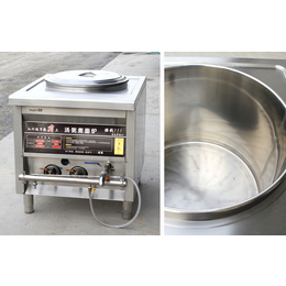 科创园食品机械设备(图),燃气煮面炉型号,通辽燃气煮面炉
