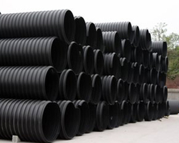 山西HDPE高密度聚乙烯双壁波纹管批发-定襄管联塑业公司