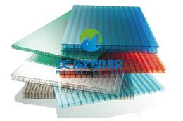 PC阳光板厂家*温室大棚*阳光板透明常州PC板双层中空板