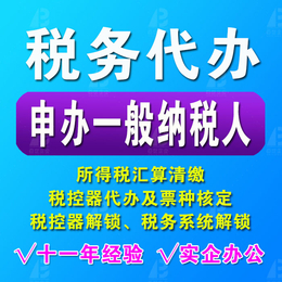 申办一般*人工商年报所得税汇算清缴*种核定