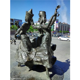 恩泽雕塑(图)、民族人物雕塑定做、锡林郭勒民族人物雕塑