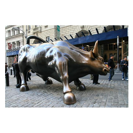 华尔街铜牛雕塑多少钱、世隆雕塑、广西华尔街铜牛雕塑