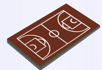 康奇体育篮球场施工 塑胶硅PU材料环保吗
