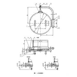 HG-T21521-2014垂直吊盖带颈对焊法兰人孔