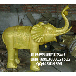 铜大象厂家|鄂州铜大象|进忠雕塑(查看)