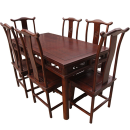 实木餐桌椅哪家好,韩嘉木业(在线咨询),柳州实木餐桌椅