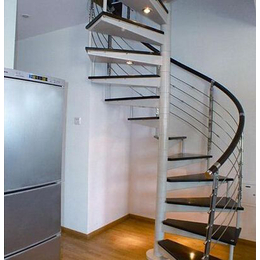 江干区楼梯安装、杭州美家楼梯、旋转楼梯安装