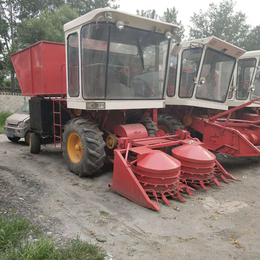 宁夏大小型前置式割台青储机 厂家*玉米秸秆收割粉碎机