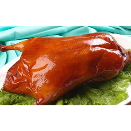 正宗老北京果木烤鸭的吃法