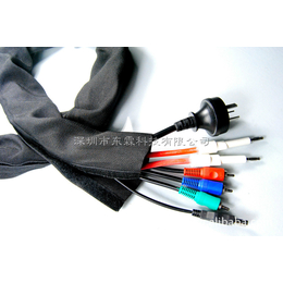 魔术贴纺织套管阻燃*编织网管电缆电线保护套管