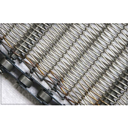 螺旋式链条网输送带-不锈钢板传送带-兴义链条网输送带
