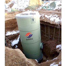 GRP玻璃钢筒体地埋式一体化污水提升泵站生产厂家