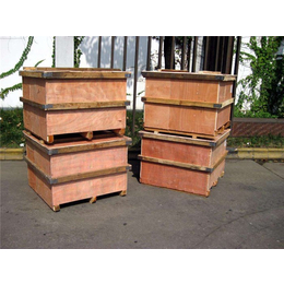 钢带木箱厂-钢带木箱-宏伟木箱价格(查看)