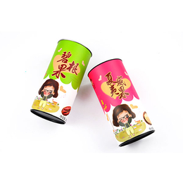 合肥润诚(图),食品圆筒纸罐,安徽圆筒纸罐
