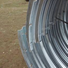 喷塑金属波纹管涵整体钢制波纹管涵 波纹涵管  大口径波纹管