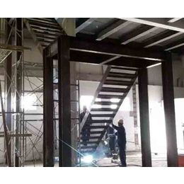 室外钢结构楼梯安装|合肥室外钢结构楼梯|合肥恒硕钢结构