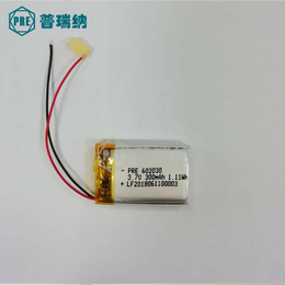 东莞PRE聚合物锂电池生产厂家602030 300mAh