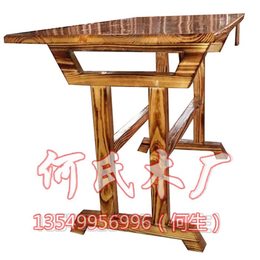 定制火锅桌椅-何氏木厂(在线咨询)-商洛火锅桌椅