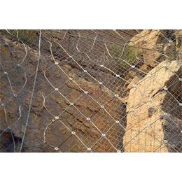 保山防护网|钢丝绳扣件网|山坡道路防护网