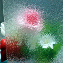 生产加工透明压花玻璃 海棠花玻璃
