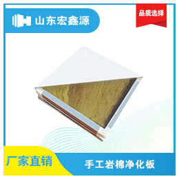 宏鑫源-渭南彩钢岩棉净化板价格-机制彩钢岩棉净化板价格