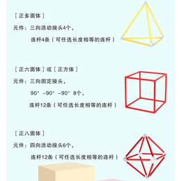 数学几何模型教具-学三维模型制作，聪咪