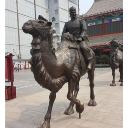 西藏铜骆驼雕塑、世隆雕塑、铜骆驼雕塑定做