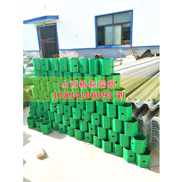 襄阳南漳农村安保公路波形护栏防撞护栏板送货安装
