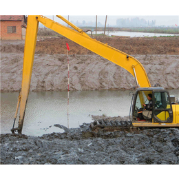 水陆两用挖机租赁电话服务为先-新盛发水上挖掘机