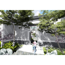 别墅庭院设计案例-庭院设计- 南京奥美景观设计(查看)