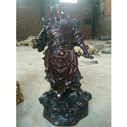1.8米纯铜大关公_铜雕塑厂(在线咨询)_纯铜大关公