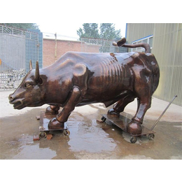 吉林铜牛-博创铜牛制造公司-定做大型铜牛