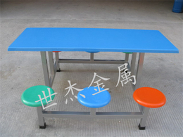 学校单位员工食堂餐桌 多种款式钢制食堂餐桌椅供应