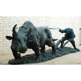 齐齐哈尔铜雕塑牛、厂家*欢迎定制、铜雕塑牛定制厂