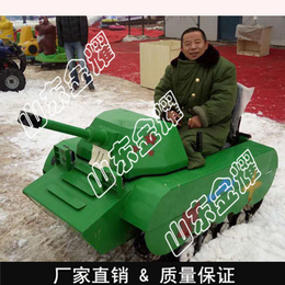 梅花山梅花盛开雪地坦克戏雪乐园设备雪地转转