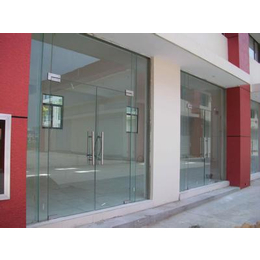 天津红桥区安装玻璃门结构分析
