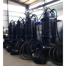 陕西客户采购55KW潜水泥沙泵 渭南潜水搅拌泥沙泵