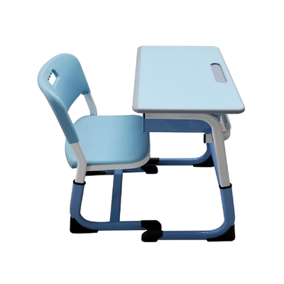 中小学生课桌单人单柱套管升降课桌椅