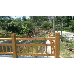 混凝土仿木栏杆报价-河池仿木护栏-菁致仿木栏杆